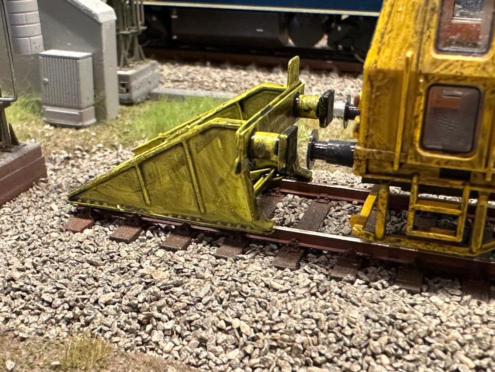 Prellbock gelb coloriert 1:87 Fertigmodell Spur H0 | FS-Modellbahn.de