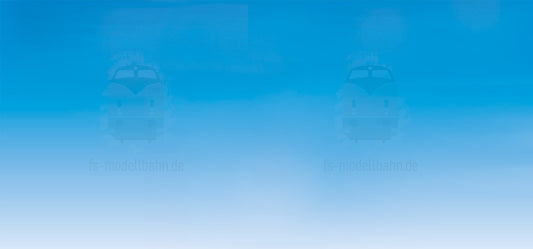 Modellbahnhintergrund blauer Himmel mit Kondensstreifen und Jets sowie Nebel Spur H0