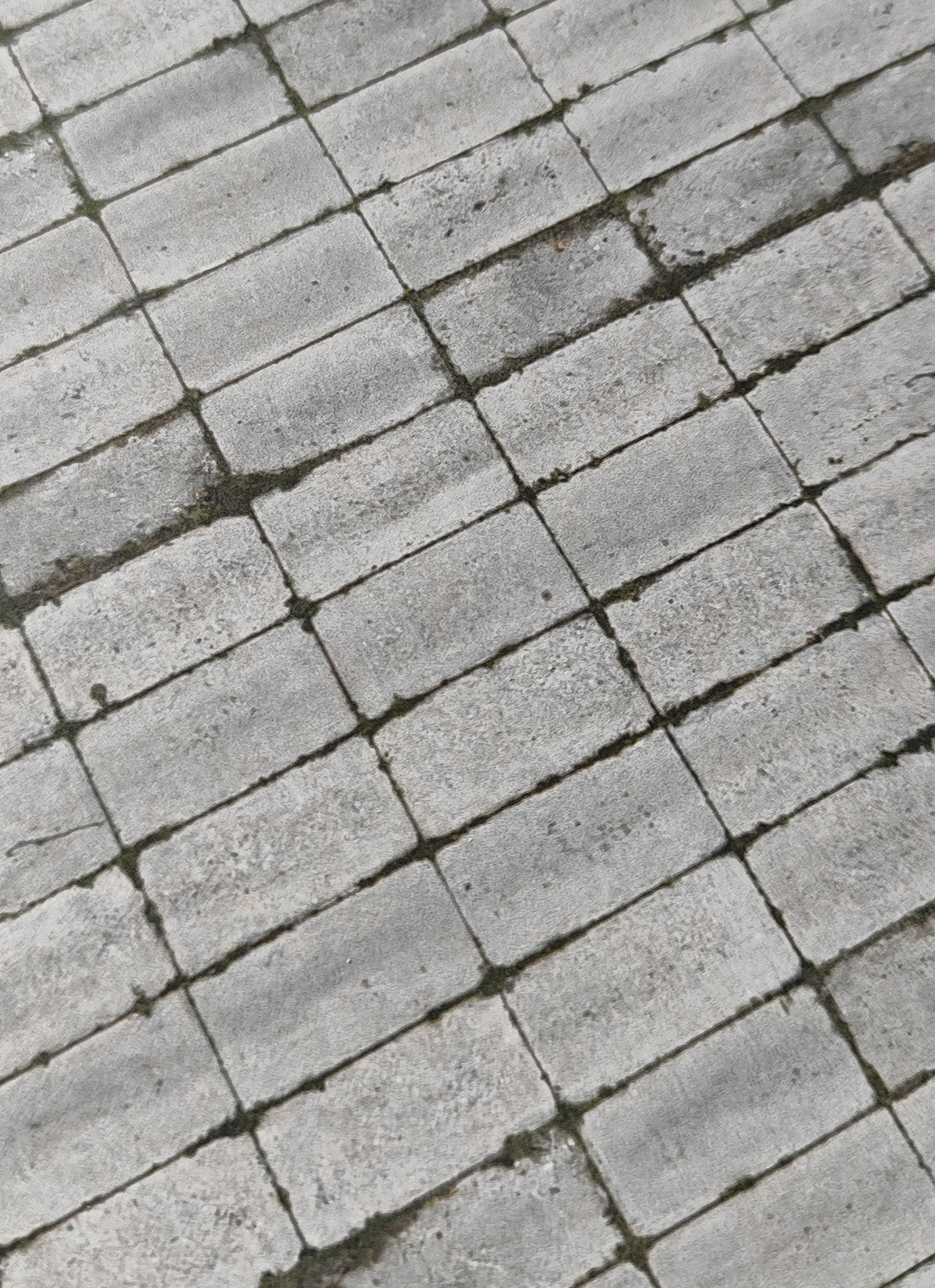 2er Set Dekorbögen Betonplattenweg ehemalige DDR in Spur H0 | DB00000071