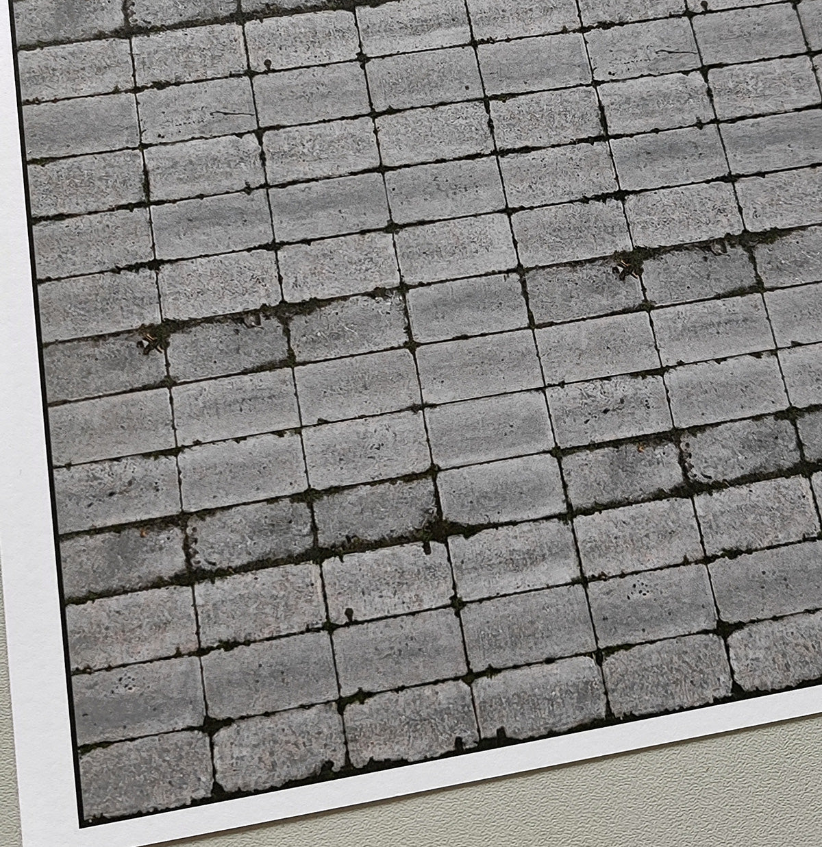 2er Set Dekorbögen Betonplattenweg ehemalige DDR in Spur H0 | DB00000071