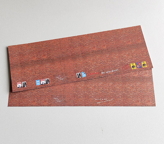2er Set Dekorbögen Ziegelwand Epoche 3 Set 1 in Spur H0 | DB00000065