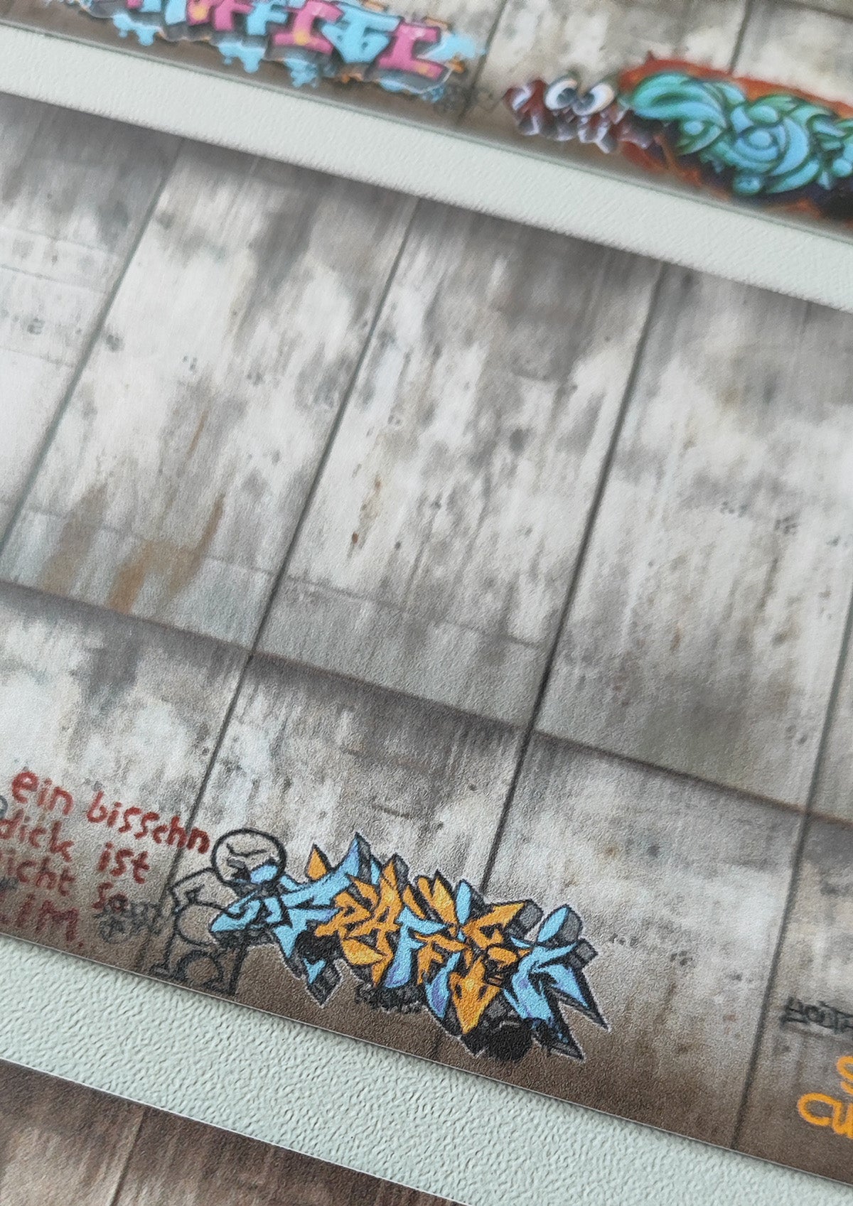 Dekorbögen Betonwand mit und ohne Graffitis Spur N für Rampen und Wände | DB00000123