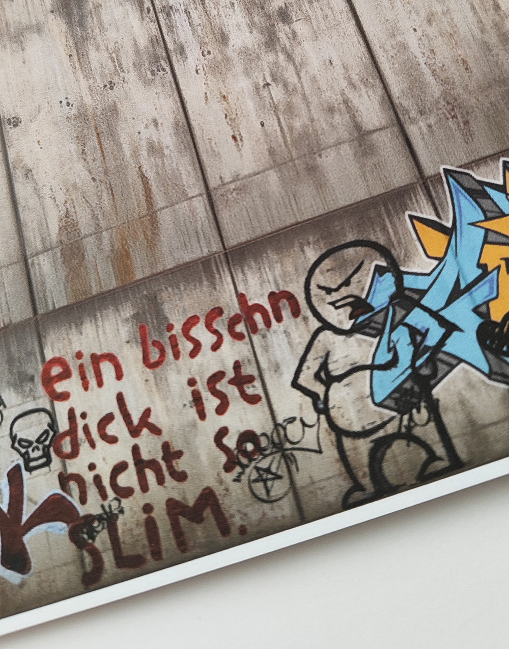 Dekorbögen Betonwand mit Graffitis Spur H0 für Rampen und Wände | DB00000060