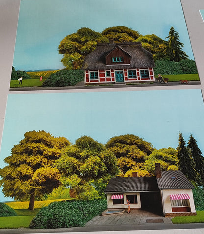 Scenarium Dioramabox inkl. Landschaftszubehör und Hintergründen Spurweite H0
