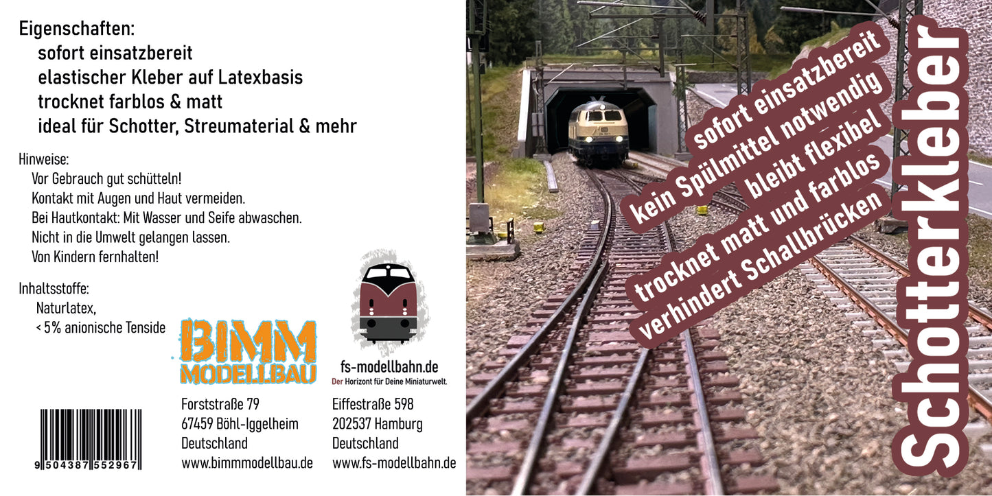 Flexibler Schotterkleber 250ml – ohne Vorarbeiten einfach loslegen | LZ00000051