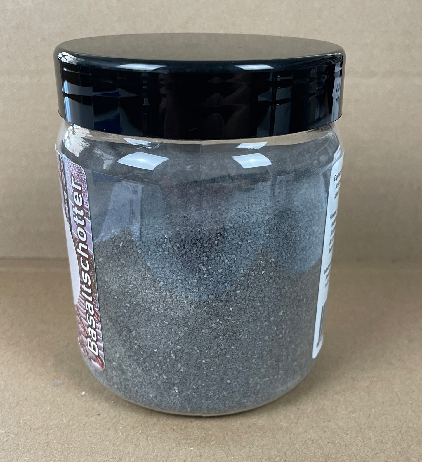 Basalt Gleisschotter 500g Dose – ideal für das Märklin C-Gleis | LZ00000049