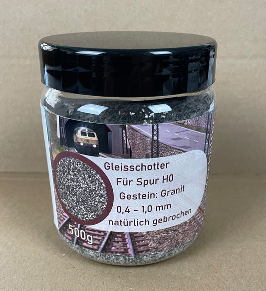 Granit Gleisschotter 500g Dose Spurweite H0 | LZ00000050