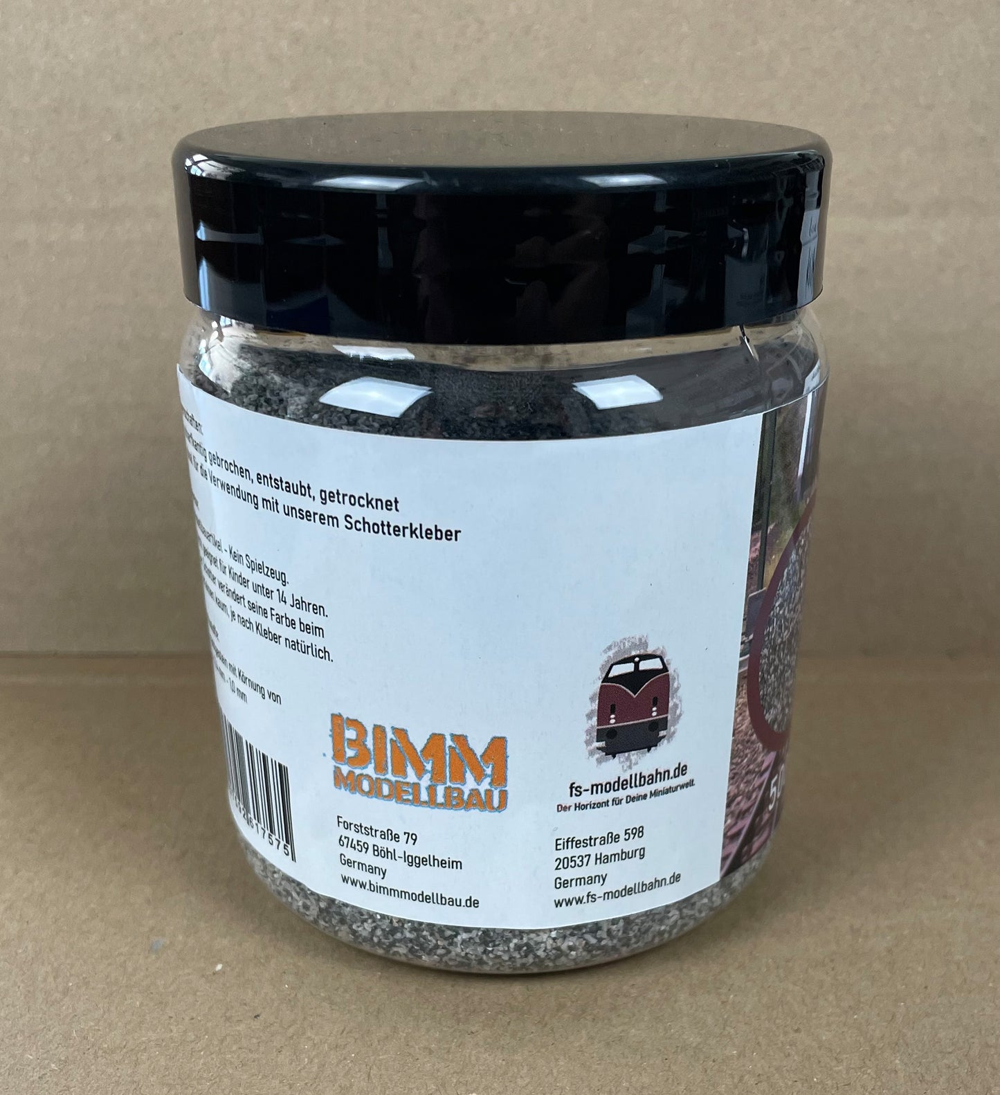 Granit Gleisschotter 500g Dose Spurweite H0 | LZ00000050