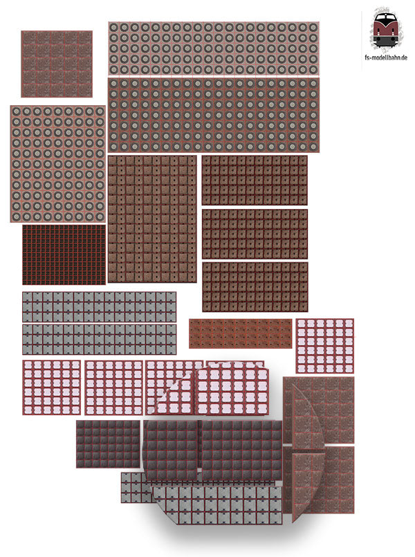 Schachtabdeckungen Kanaldeckel Gullis in 1:160 Spur N selbstklebend | MZ00000043