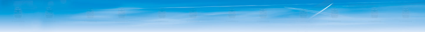 Modellbahnhintergrund blauer Himmel mit Kondensstreifen und Jets sowie Nebel Spur H0