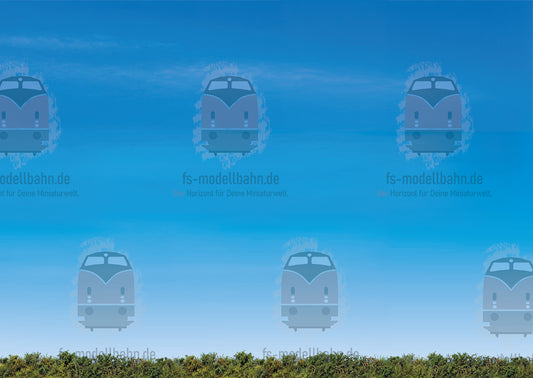 Scenarium Himmel mit Vegetationsrand