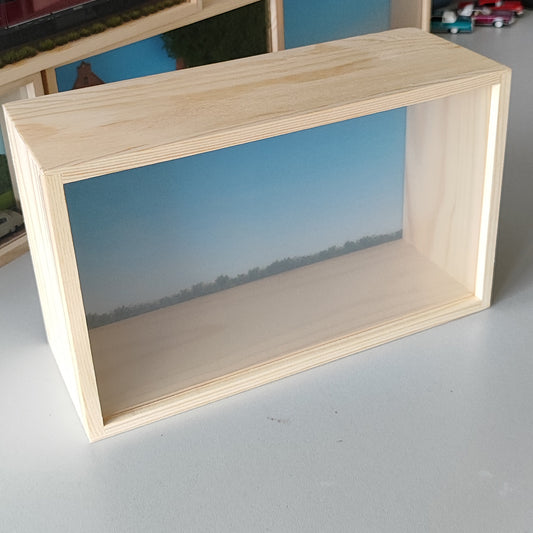Scenarium XL Diroramenbox inkl. leicht transparentem Himmel