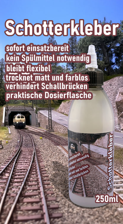 Flexibler Schotterkleber 250ml – ohne Vorarbeiten einfach loslegen