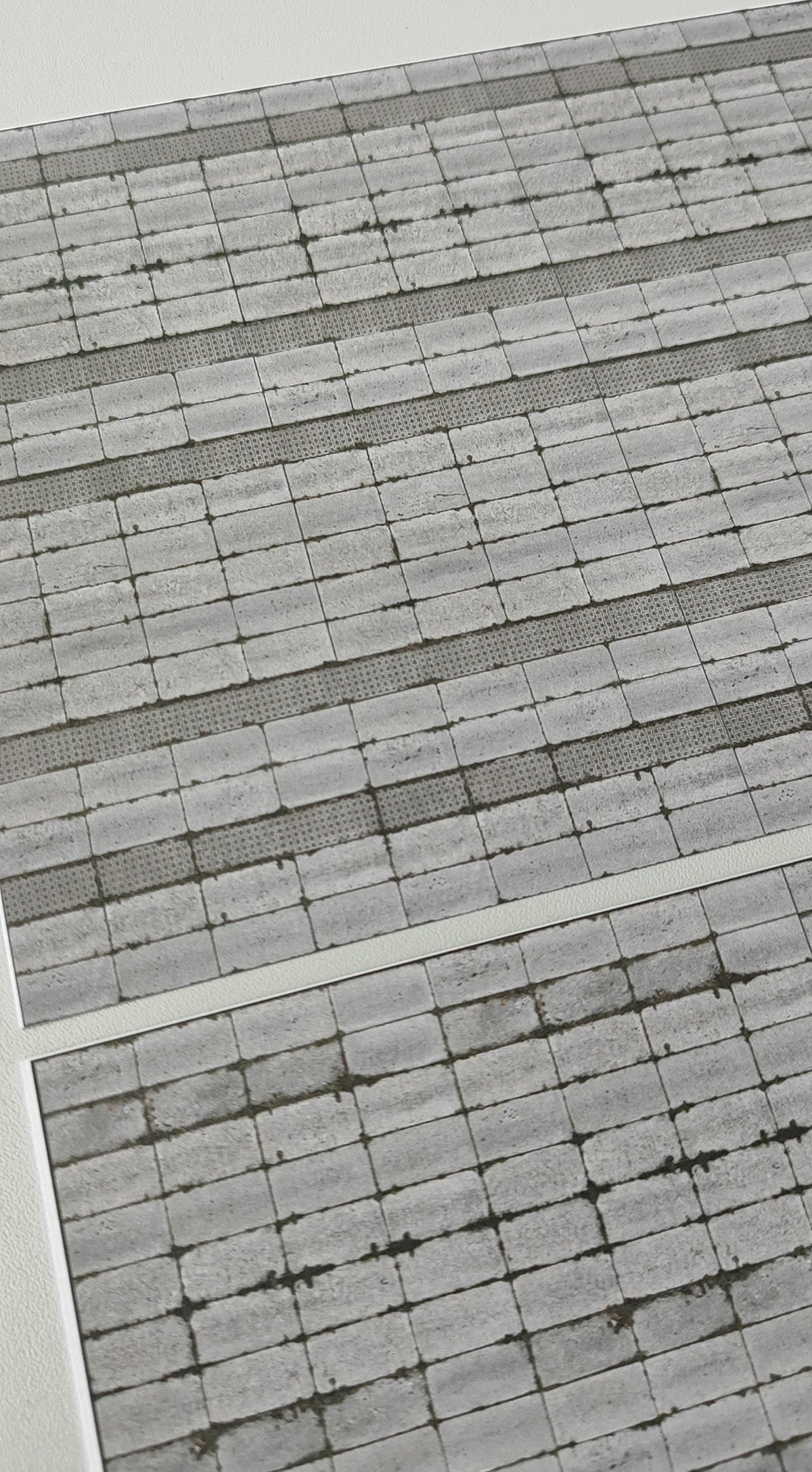 2er Set Dekorbögen Betonplattenweg DDR und Landwirtschaft in Spur N