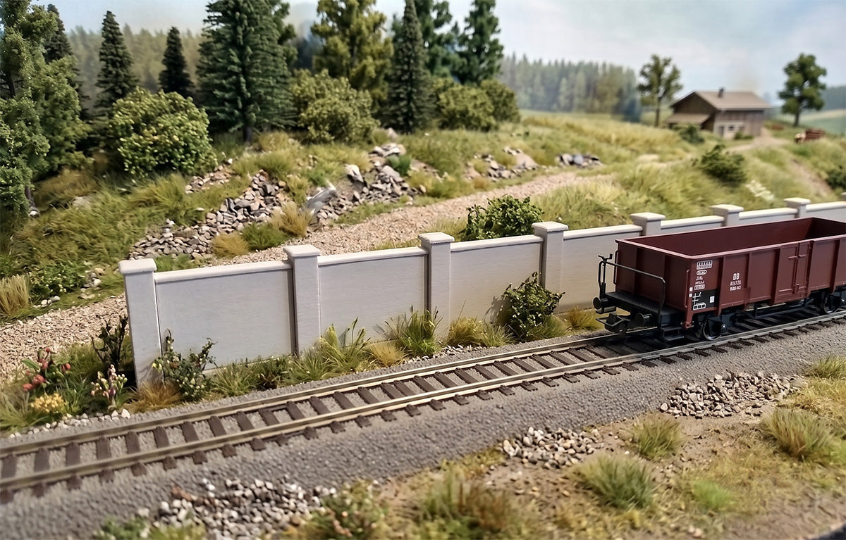 Verputzte Mauern für Gewerbe oder BW Spur H0 | MZ00000125
