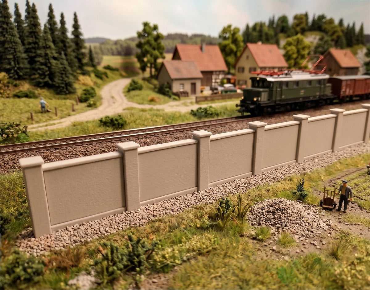 Verputzte Mauern für Gewerbe oder BW Spur H0 | MZ00000125