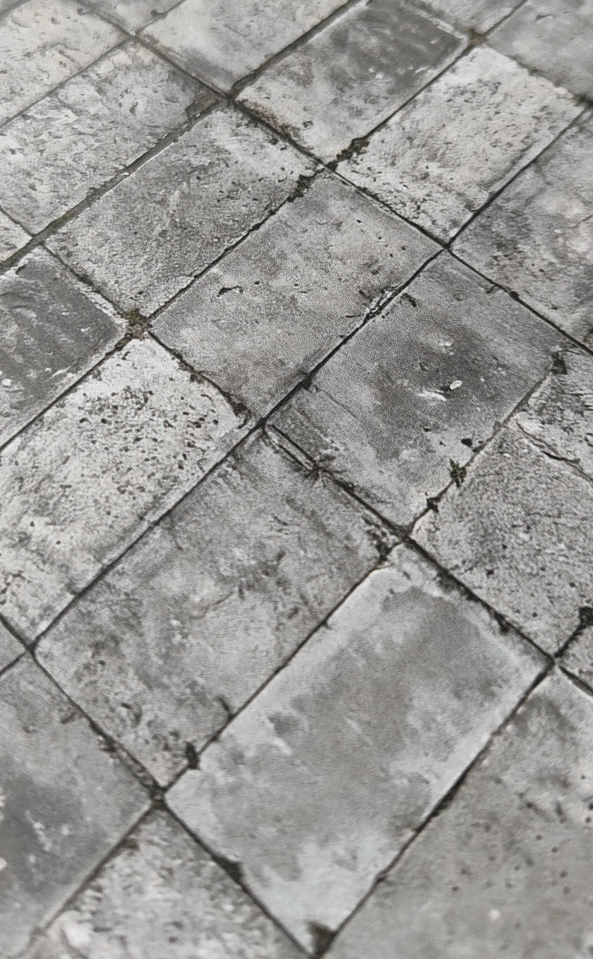 2er Set Dekorbögen verwitterter Betonplattenboden in Spur H0 | DB00000072